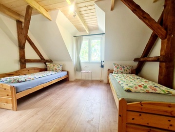 Schlafzimmer mit Einzelbetten